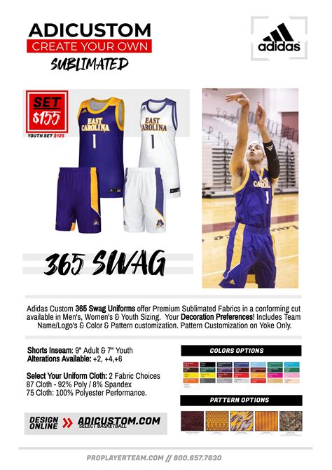 adidas basketball uniforms catalog.